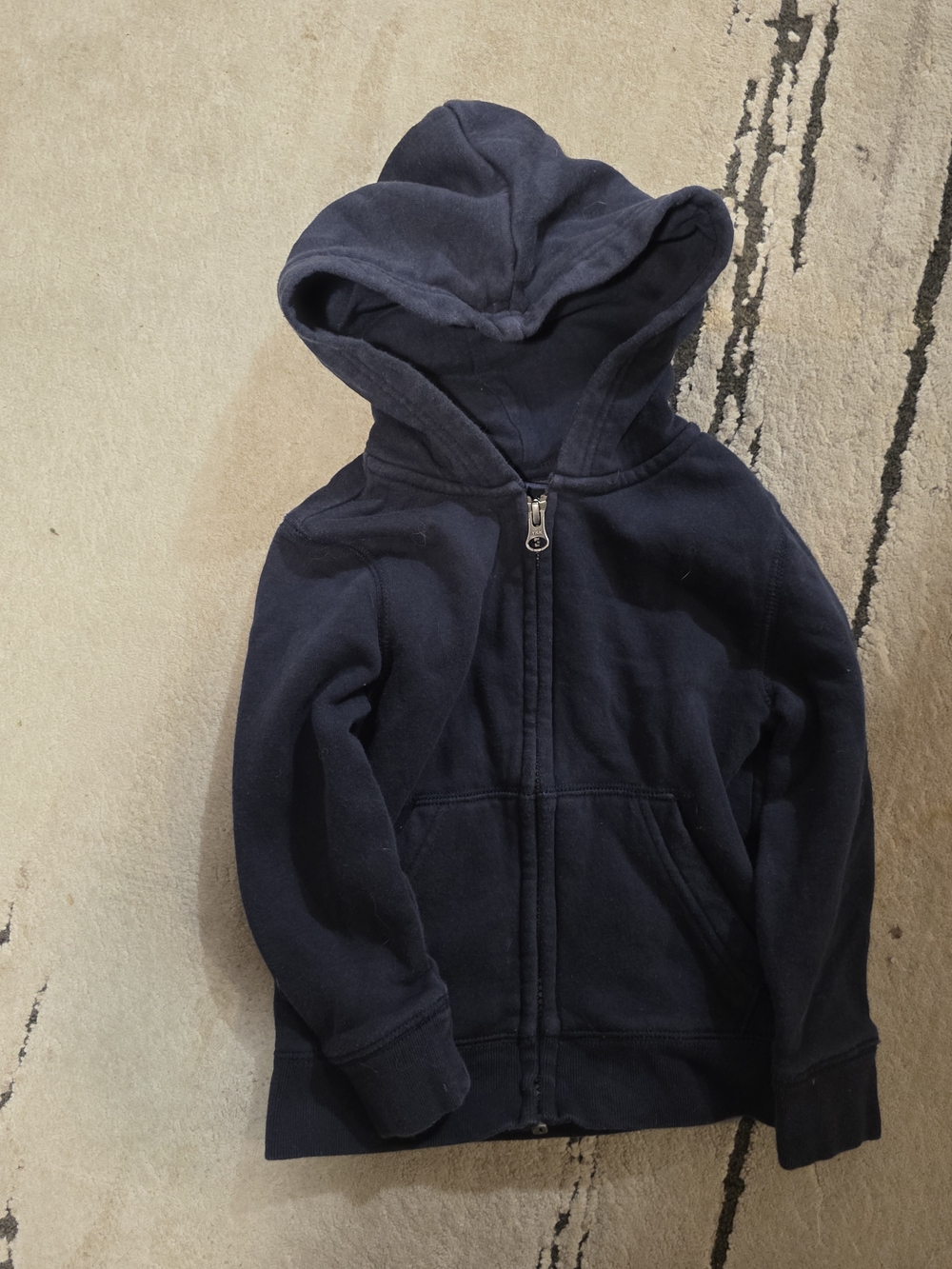 Children's Navy Zip-Up Hoodie - Brand Unspecified